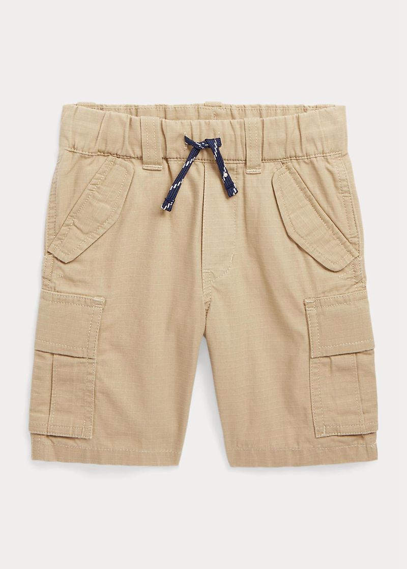 Shorts Polo Ralph Lauren Niño 1.5-6 Años Cotton Ripstop Cargo Chile Kaki GYQHD-1670